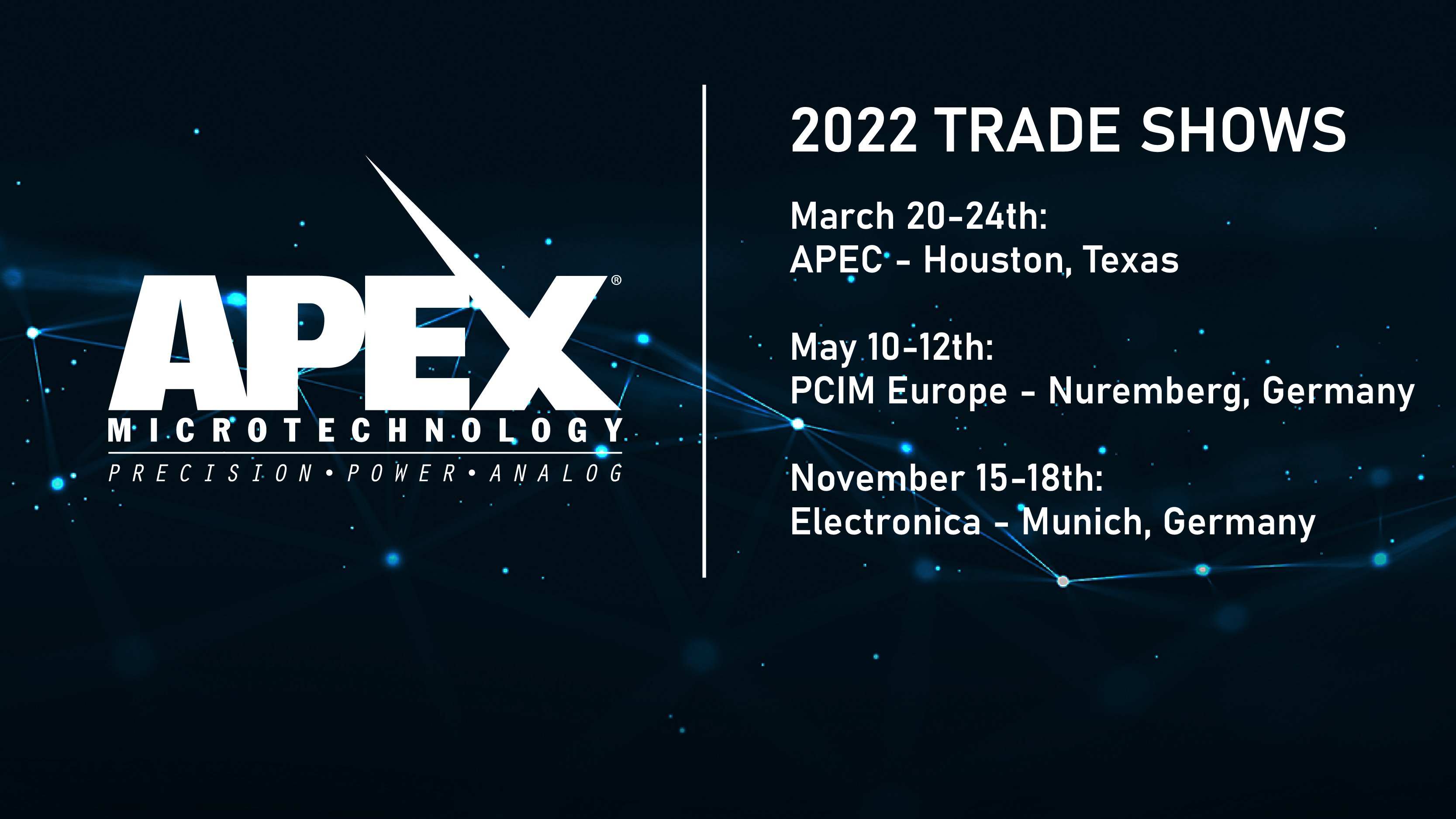 Apex Trade Show Calendar